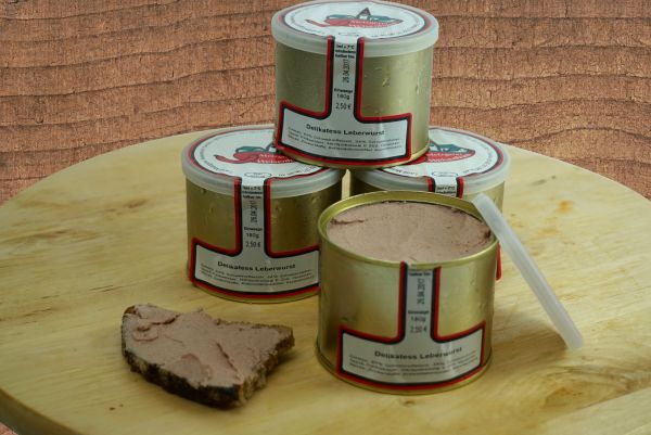 Delikatess Leberwurst fein (Dose)
