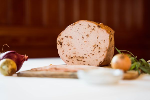 Pepperoni-Leberkäse