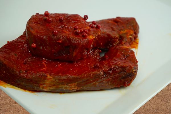 Rindersteak mariniert