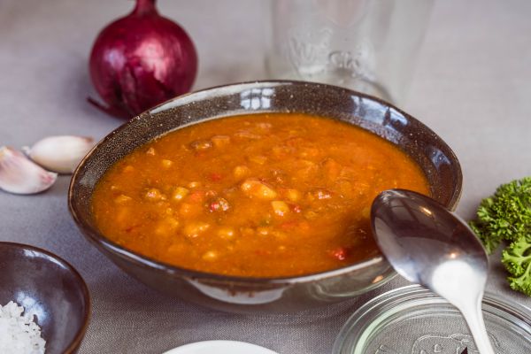 Gulaschsuppe hausgemacht im Glas