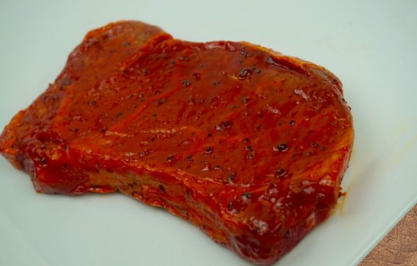 Rinder-Entrecote mariniert "roter Pfeffer"