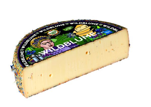 Allgäuer Wildblumenkäse aus Heumilch, 50 % Fett i.Tr.