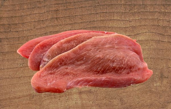 Bauernputen-Schnitzel aus Freilandhaltung