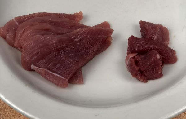 Raclettefleisch Kalbshüfte in Scheiben