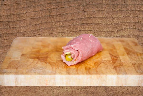 Schweinerouladen gefüllt