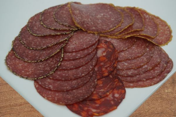 Salamiaufschnitt